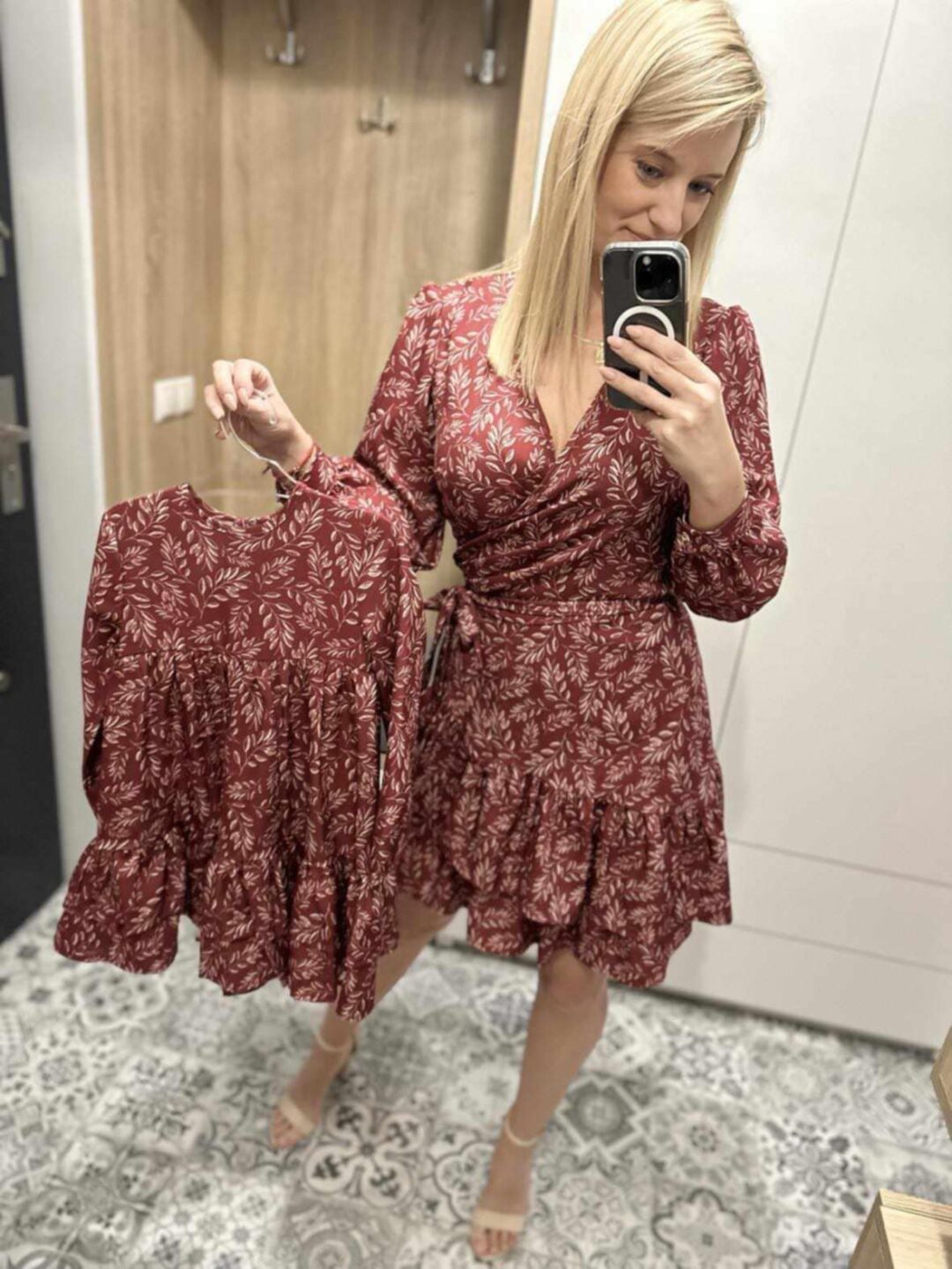 Sukienka Mama Bordowa Helen