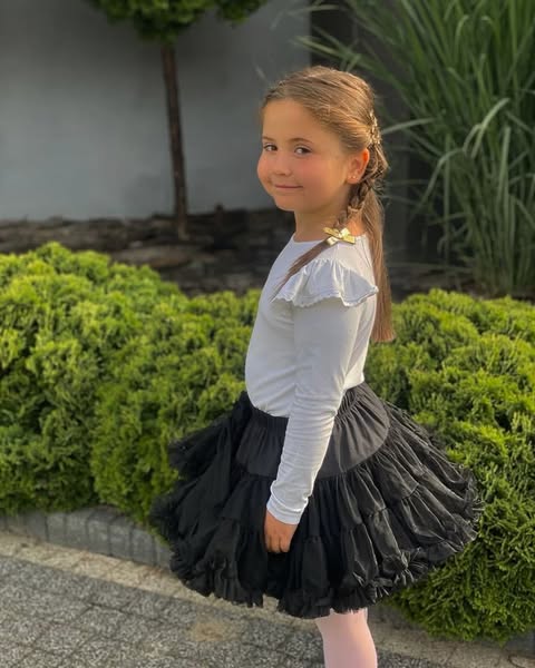 Spódnica Pettiskirt czarna Manufaktura Falbanek
