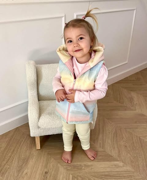 Bezrękawnik pastelowy tęczowy BunnyKids