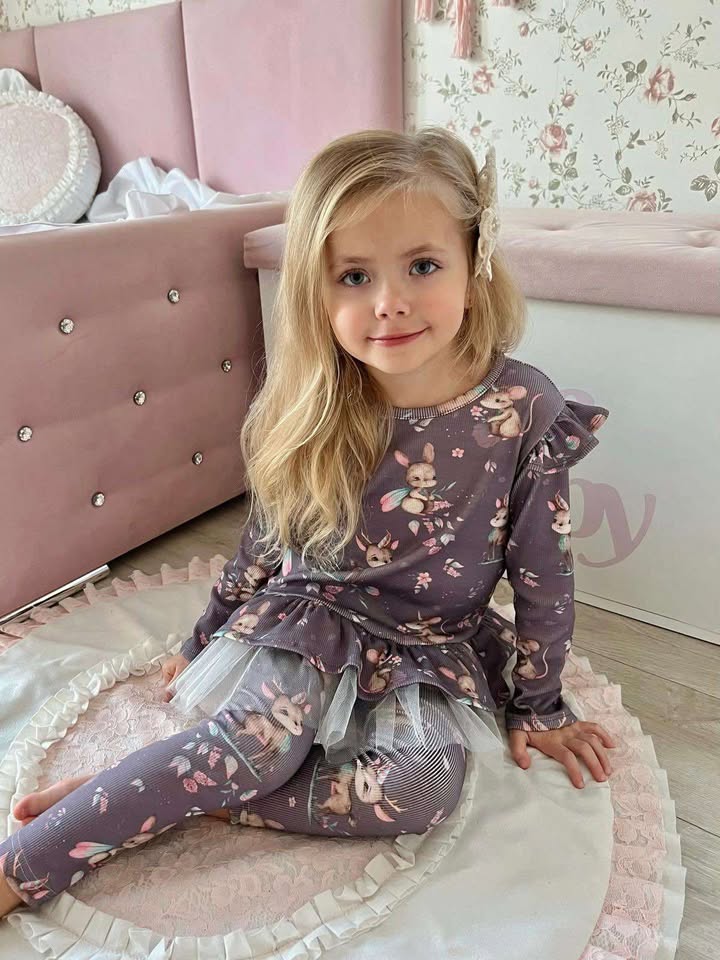 Komplet fiolet myszki Mini Styl