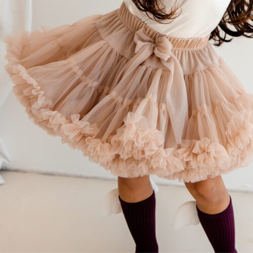 Spódnica Pettiskirt cappucino Manufaktura Falbanek