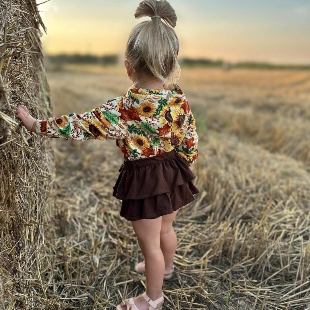 Bloomers czekoladowy z falbanką Haydi