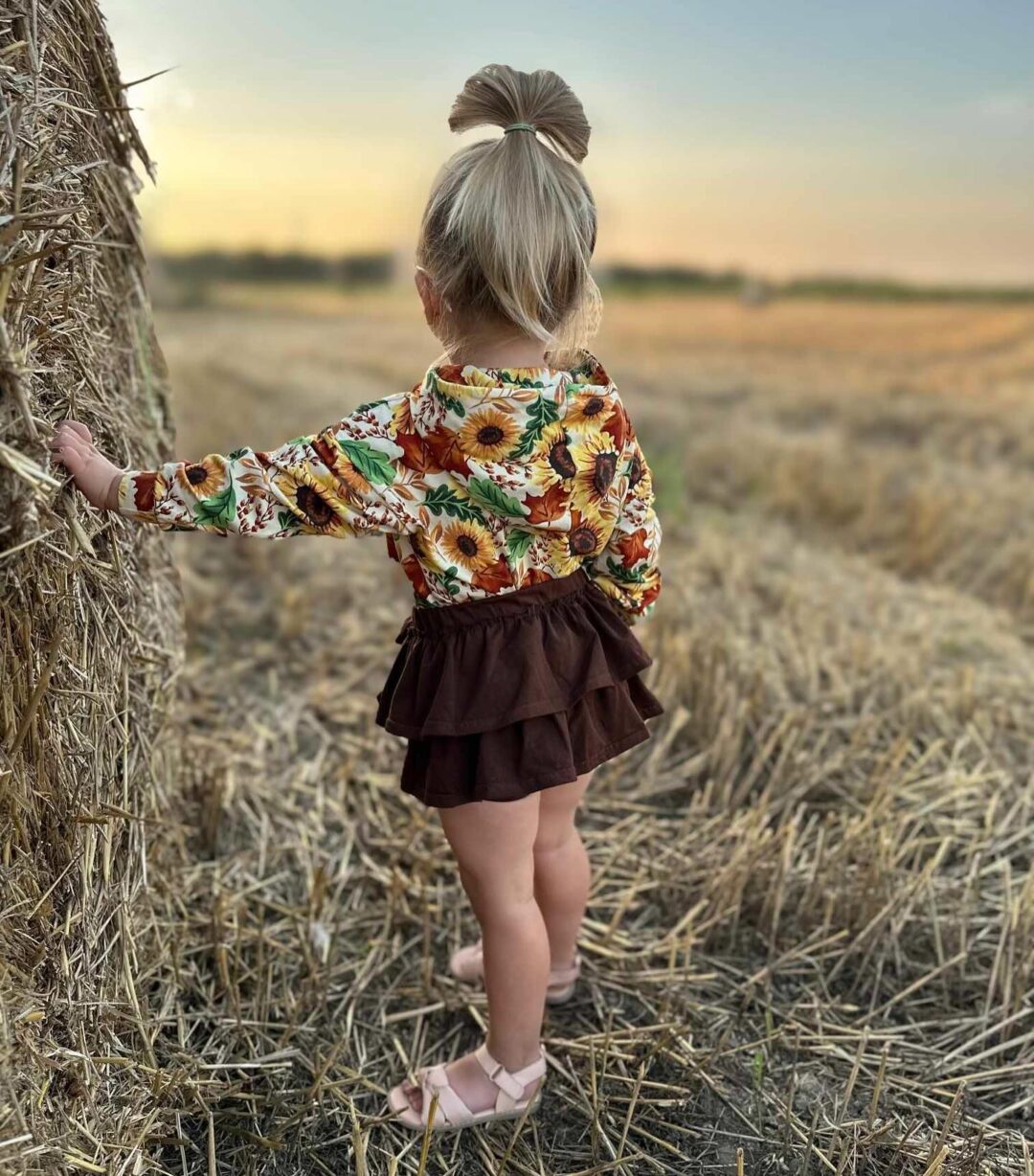 Bloomers czekoladowy z falbanką Haydi