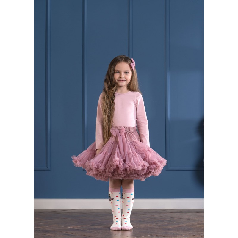 Spódnica Pettiskirt brudny róż Manufaktura Falbanek