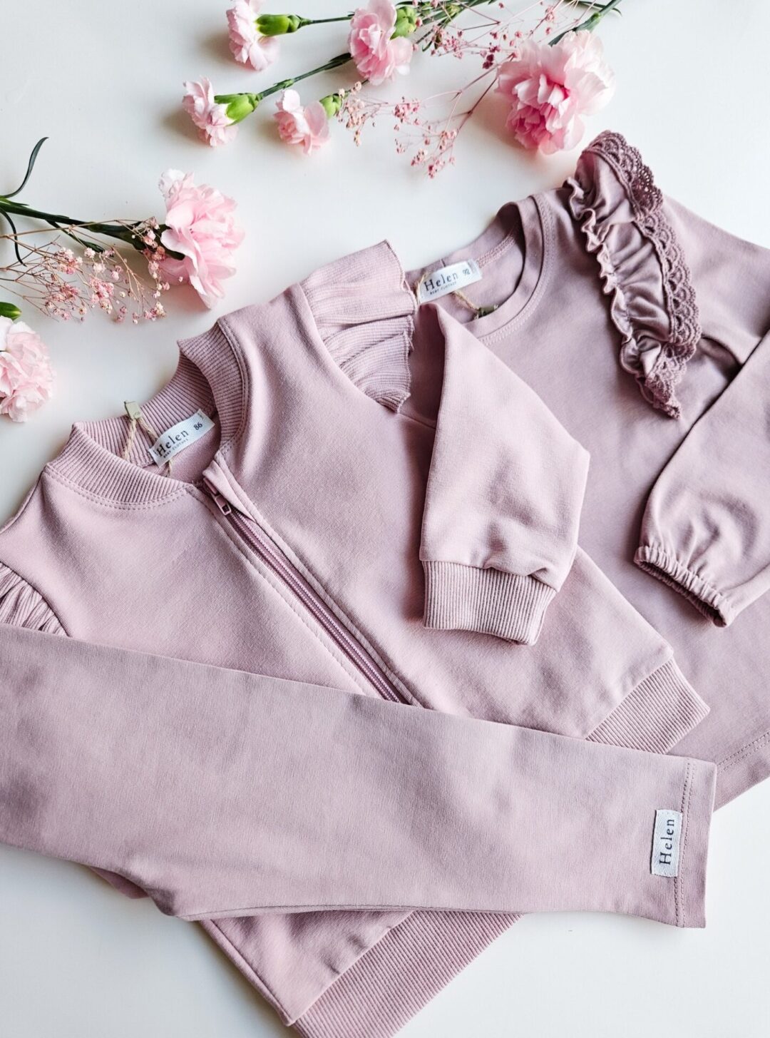 BLUZA HELEN PUDROWY RÓŻ - obrazek 2