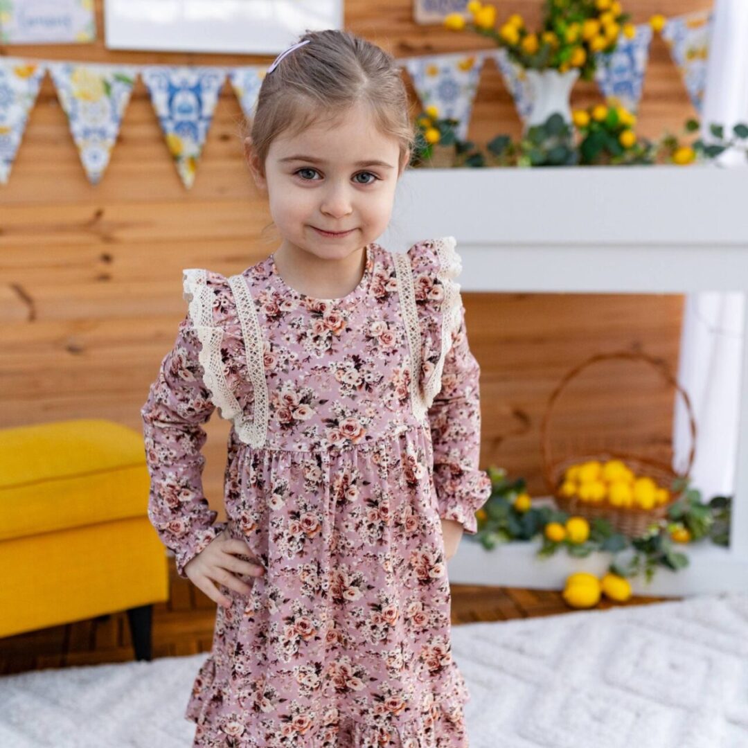 Sukienka kwiatowa Aurelia Helen