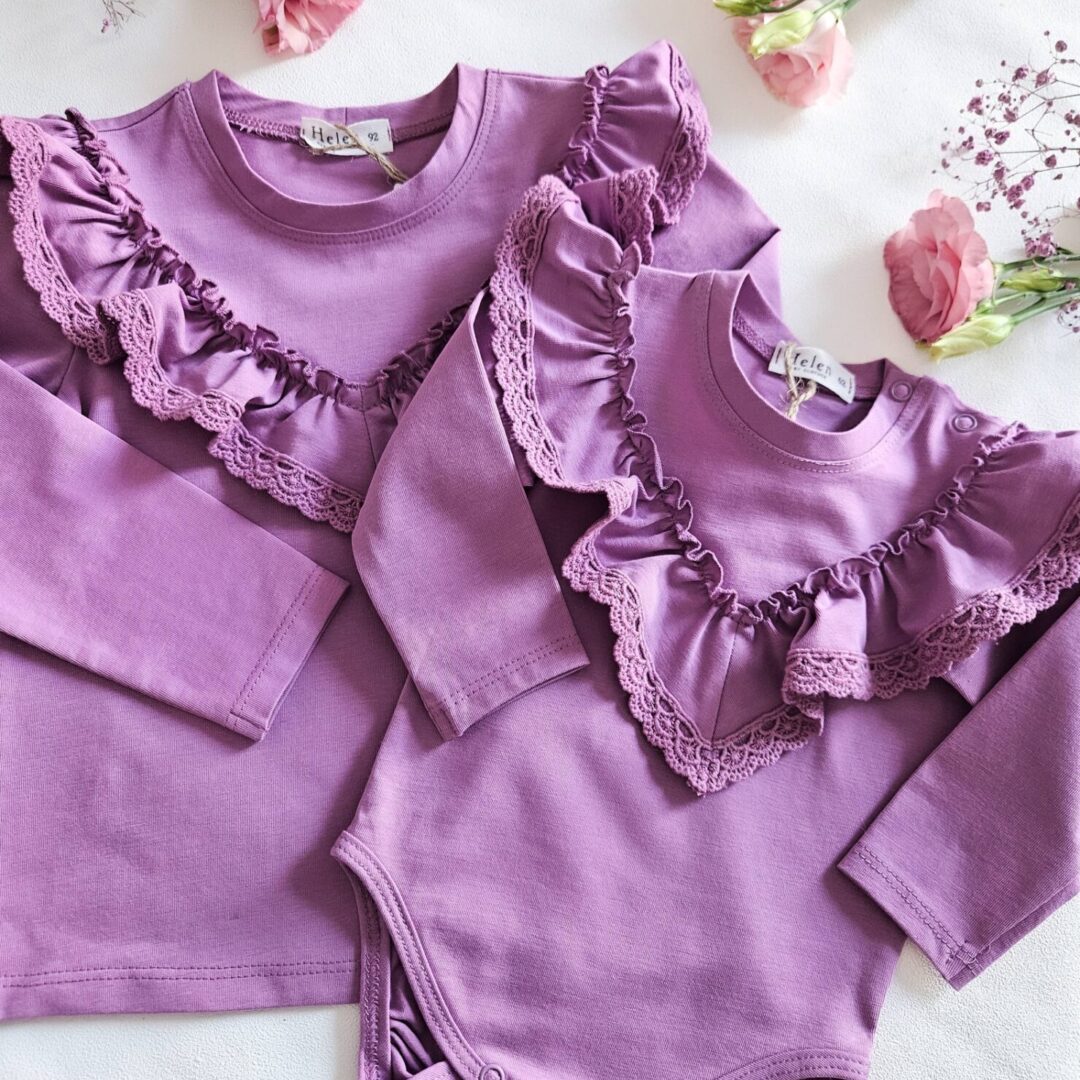 Bluzka / body V  ciapła lilia Helen