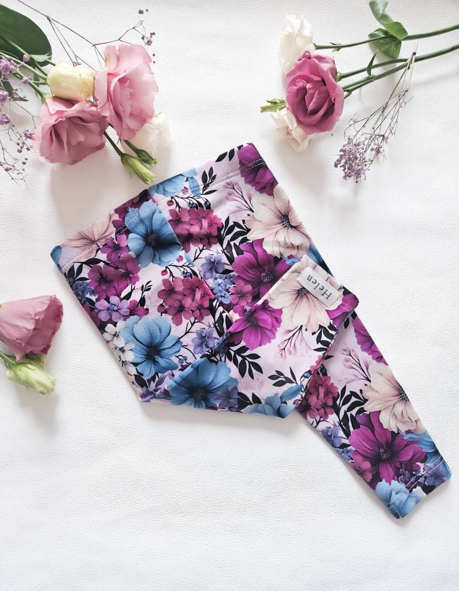 Leginsy print magiczne kwiaty Helen - obrazek 2