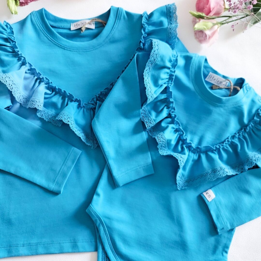 Bluzka / body V turkus Helen