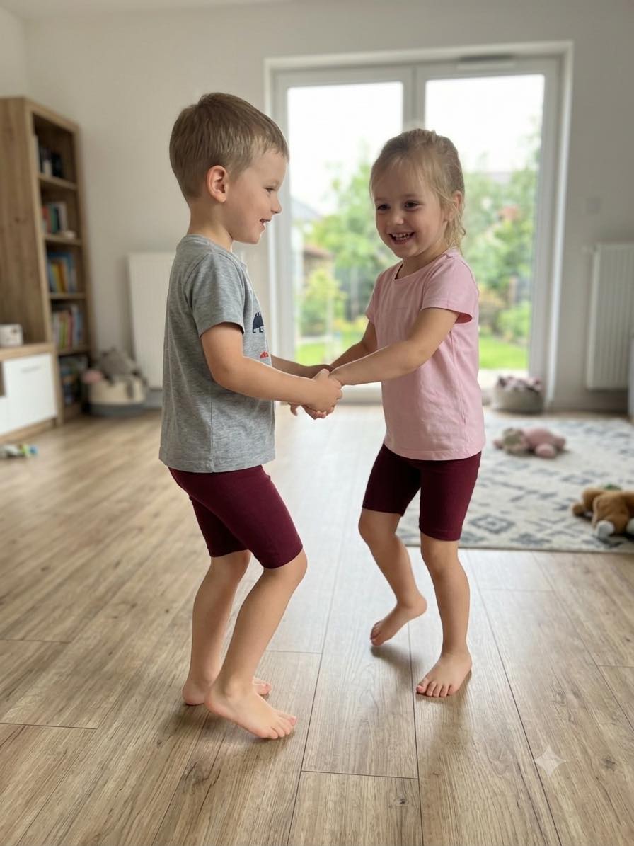 Kolarki dla dziecka bordo UNISEX